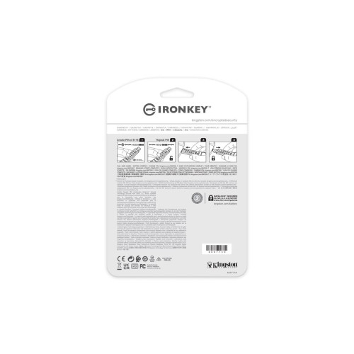 Kingston Technology IronKey Keypad 200 pamięć USB 32 GB USB Typu-A 3.2 Gen 1 (3.1 Gen 1) Niebieski-20654414