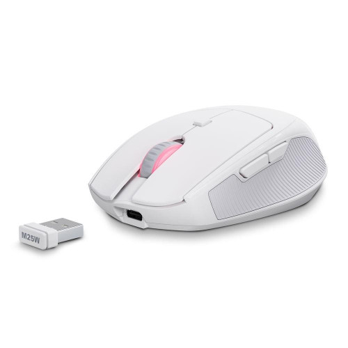 Mysz optyczna OFFICEPAL M25W WHITE/WIRELESS OPTICAL MOUSE 4.000 DPI-20655322