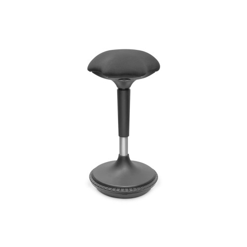 Standing Stool, height-adjustable, black