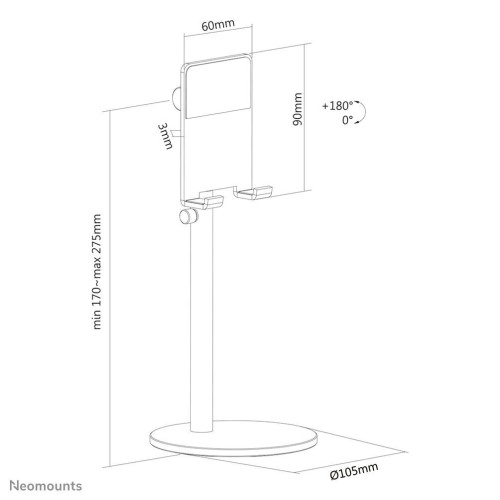 Akcesoria mobilne stand silver DS10-200SL1 NEWSTAR-20668249