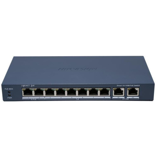Przełącznik Hikvision DS-3E1310HP-EI(B)