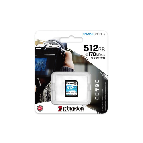 Kingston Technology Canvas Go! Plus 512 GB SD UHS-I Klasa 10-20703472
