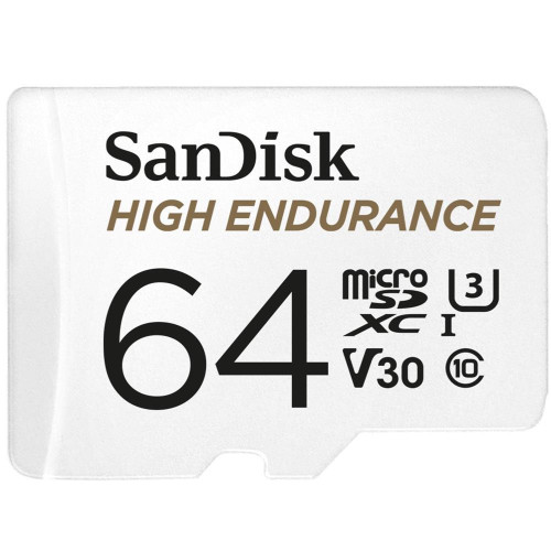 High Endurance microSDXC 64GB V30 z adapterem (rejestratory i monitoring)-2086245