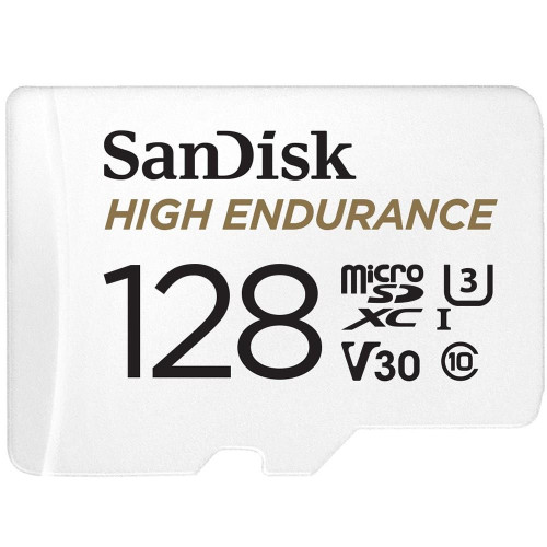 High Endurance microSDXC 128GB V30 z adapterem (rejestratory i monitoring)-2086246