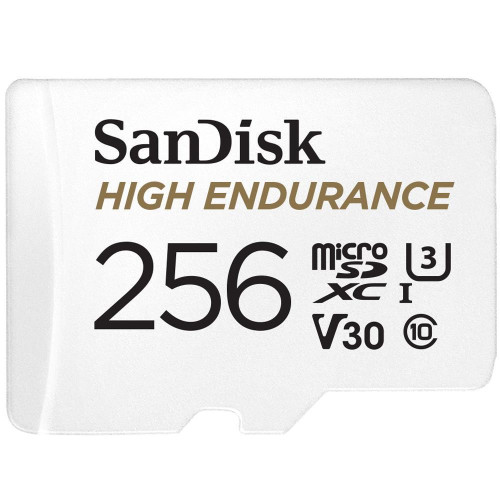 High Endurance microSDXC 256GB V30 z adapterem (rejestratory i monitoring)-2086247