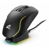 Mysz optyczna RGB Skiller SGM50W czarna + stacja-20973856