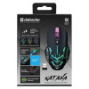 DEFENDER MYSZ GAMINGOWA KATANA GM-511 RF 3200DPI 7P CZARNA 52511-20974007