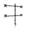 GEMBIRD BIURKOWE RAMIĘ/UCHWYT DLA CZTERECH MONITORÓW (REGULOWANE), 13”- 32”-20984444