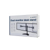 GEMBIRD STOJAK BIURKOWY NA DWA MONITORY (REGULOWANY) 13”-32”, DO 8 KG-20984467