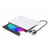 GEMBIRD ZEWNĘTRZNA NAGRYWARKA DVD 8X, CD 24X USB 3.1 SLIM CZARNO-BIAŁA