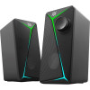 DEFENDER GLOSNIKI PC J5 2.0 6W LED USB CZARNE 65965-20994326