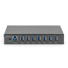 Hub/Koncentrator przemysłowy 7-portowy USB 3.0 SuperSpeed aktywny metalowa konstrukcja szyna DIN-20994363