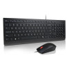 Podstawowe Lenovo | Kombinacja klawiatury i myszy | Przewodowe | Euro amerykańskie | Czarny-20994549