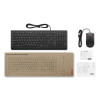 Podstawowe Lenovo | Kombinacja klawiatury i myszy | Przewodowe | Euro amerykańskie | Czarny-20994551