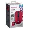 DEFENDER MYSZ BEZPRZEWODOWA GASSA MM-105 RF SILENT CLICK CZERWONA 52103-20994931