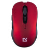 DEFENDER MYSZ BEZPRZEWODOWA GASSA MM-105 RF SILENT CLICK CZERWONA 52103-20994934
