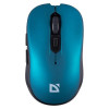 DEFENDER MYSZ BEZPRZEWODOWA GASSA MM-105 RF SILENT CLICK NIEBIESKA 52102-20994936