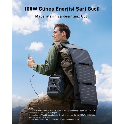 Przenośna stacja zasilania Anker Solix C300X 288Wh 300W-20910973