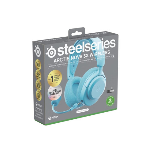 Słuchawki Steelseries Arctis Nova 3X Wireless for Xbox, Aqua-20924676