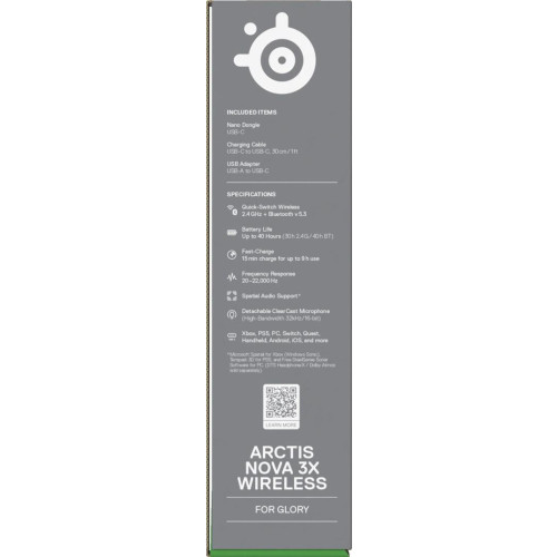 Słuchawki Steelseries Arctis Nova 3X Wireless for Xbox, Aqua-20924678