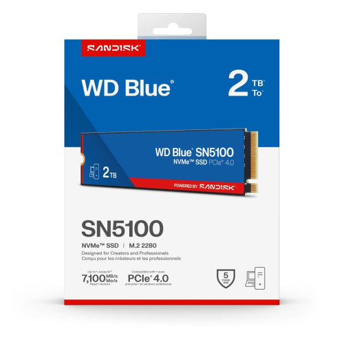 WD Blue SN5100 2TB PCIe M2 WDS200T5B0E-20972155