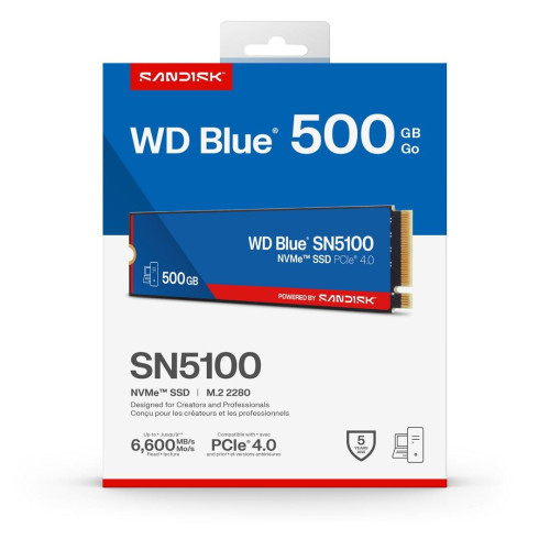 WD Blue SN5100 500GB PCIe M2 WDS500G5B0E-20972400