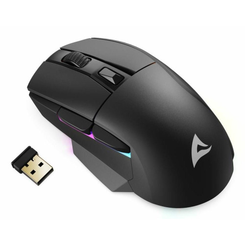 Mysz optyczna RGB Skiller SGM50W czarna + stacja-20973851