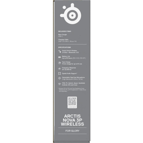 Słuchawki Steelseries Arctis Nova 3P Wireless for Playstation, Aqua-20974106