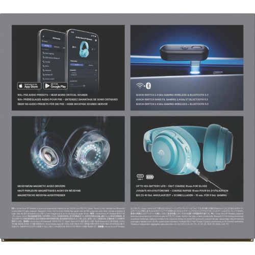 Słuchawki Steelseries Arctis Nova 3P Wireless for Playstation, Aqua-20974107