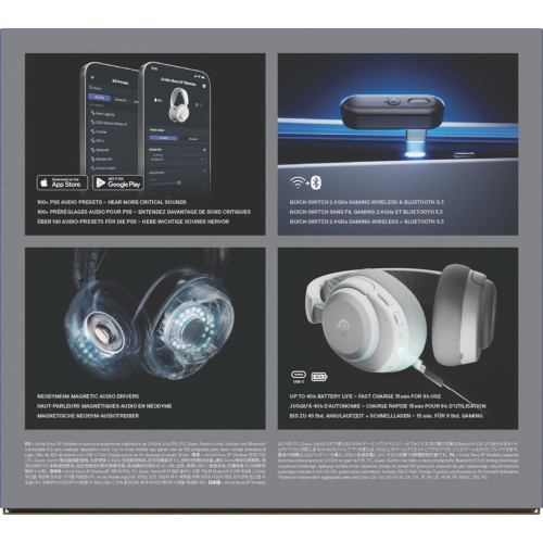Słuchawki Steelseries Arctis Nova 3P Wireless for Playstation, białe-20974144