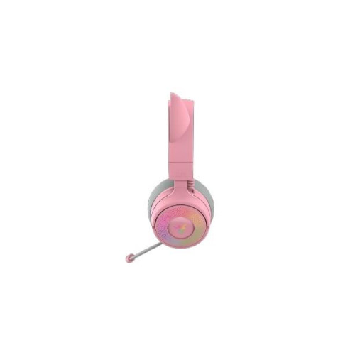 Zestaw słuchawkowy Razer Kraken Kitty V3 Pro Sieć bezprzewodowa/przewodowa Nauszne Bezprzewodowy Kwarc-20974239