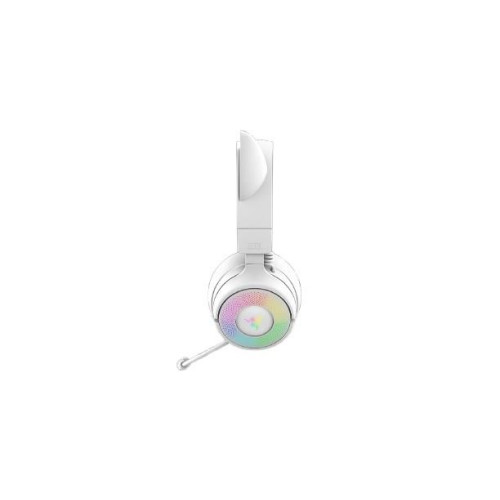 Zestaw słuchawkowy Razer Kraken Kitty V3 Pro Bluetooth Nauszne Mikrofon Bezprzewodowy Biały-20974246