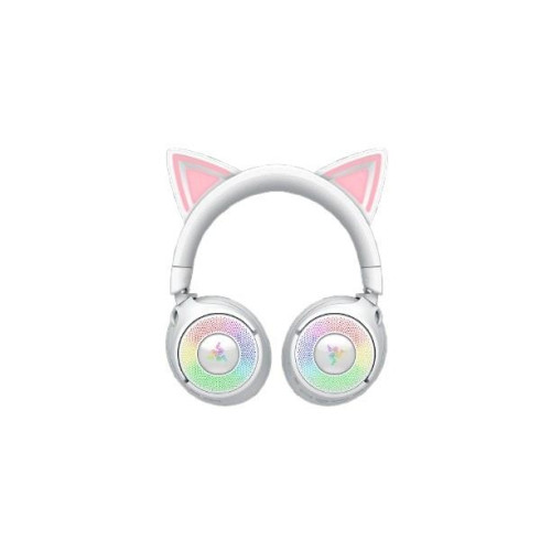 Zestaw słuchawkowy Razer Kraken Kitty V3 Pro Bluetooth Nauszne Mikrofon Bezprzewodowy Biały-20974247