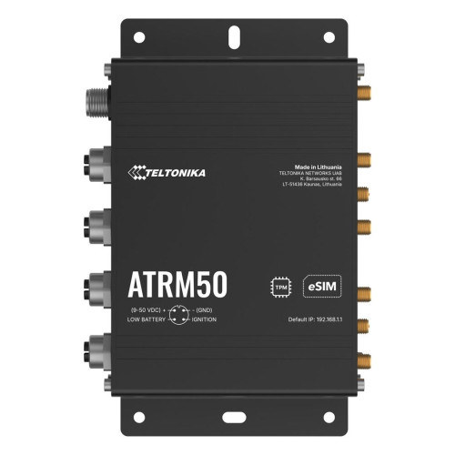 Teltonika ATRM50 | Router 5G | 4x M12 GbE, WiFi 5, Dual SIM, eSIM, GPS-20977189