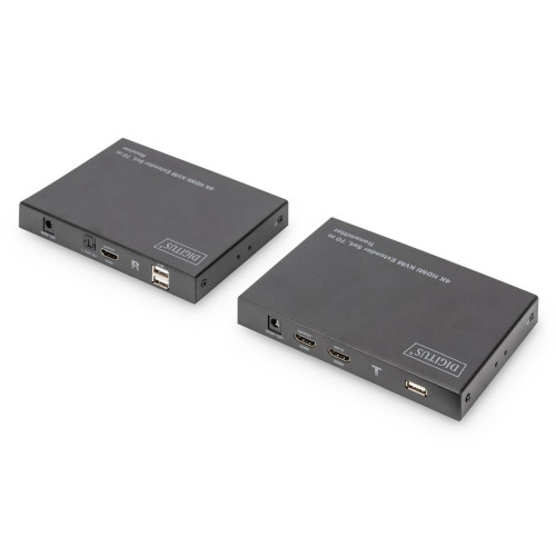 Przedłużacz/Extender KVM HDMI+USB 70m po kat. 6 UTP/IP 4K 60Hz audio (zestaw)-20980291