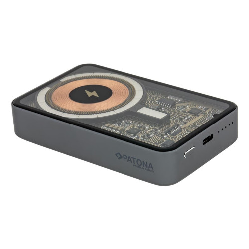 PATONA Premium Powerbank Clear 3.0 PD20W 10.000mAh MagSafe z ładowaniem bezprzewodowym-20980558