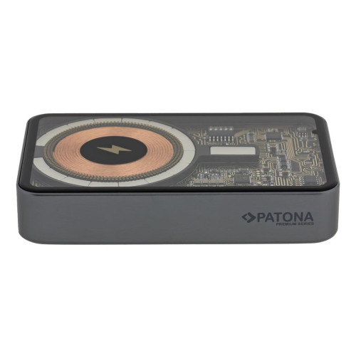 PATONA Premium Powerbank Clear 3.0 PD20W 10.000mAh MagSafe z ładowaniem bezprzewodowym-20980561