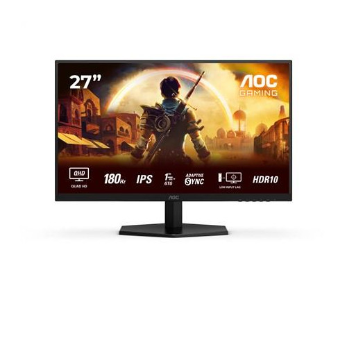 Monitor AOC Q27G42XE 27" IPS QHD 180Hz 1ms 2560x1440 2xHDMI Czarny