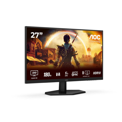 Monitor AOC Q27G42XNE 27 cali, VA, QHD, 16:9, 180 Hz, 1 ms, 2560 x 1440, 300 cd/m2, 2 HDMI, Czarny-20985556