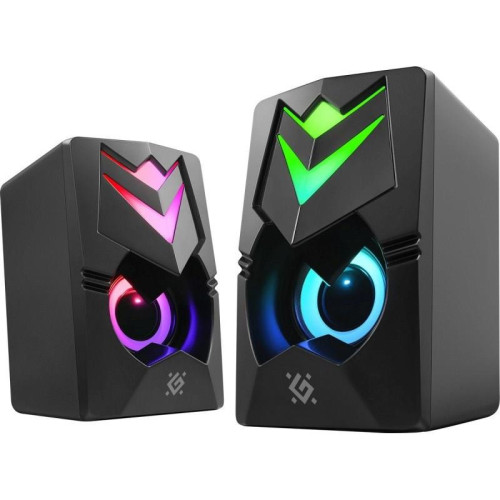 DEFENDER GLOSNIKI PC J4 2.0 6W LED USB CZARNE 65964-20994283