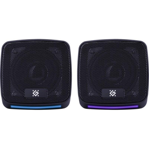 DEFENDER GŁOŚNIKI PC J3 2.0 6W LED USB CZARNE 65963-20994318