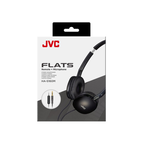 Słuchawki JVC HA-S160M-BU Czarne-20995391