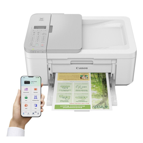 Canon PIXMA TR4756i | Druk atramentowy | Kolor | Drukarka wielofunkcyjna | A4/Prawo | Sieć Wi-Fi | Biały-20995679