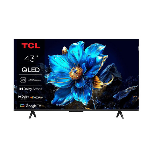 Telewizor TCL 4K QLED 43T69C 43 Telewizor Smart TV Telewizja Google TV UHD Czarny-21008747