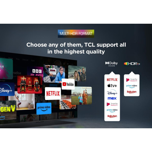 Telewizor TCL LED 4K 43V6C Smart TV Google TV UHD Czarny-21008918