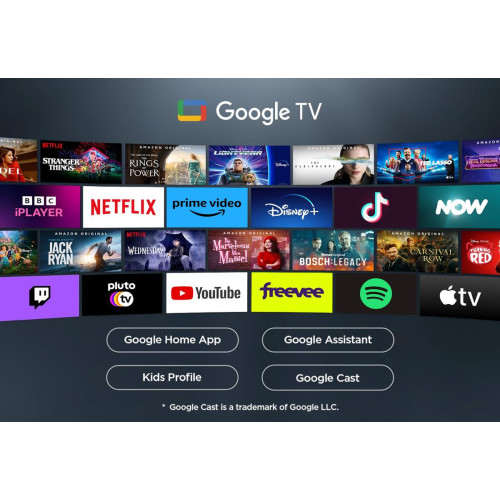 Telewizor TCL LED 4K 43V6C Smart TV Google TV UHD Czarny-21008923