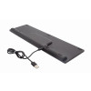 Gembird KBS-ECLIPSE-M500 klawiatura Dołączona myszka RF Wireless QWERTY US English Czarny-21142018