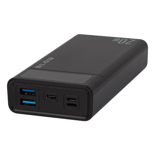BLOW POWER BANK 20000MAH QC+PD 20W + LIGHTNING CZARNY PB20E-21179830