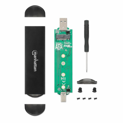 Obudowa Zewnętrzna USB-C/A 3.2 Gen2 Dysku M.2 NVMe, SATA SSD-21221652