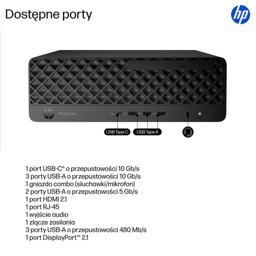 HP ProDesk 4 SFF G1i Desktop AI PC Core 5 225 16GB DDR5 5600 SSD512 Arc Graphics 130T W11Pro 3YOnSite-21284893